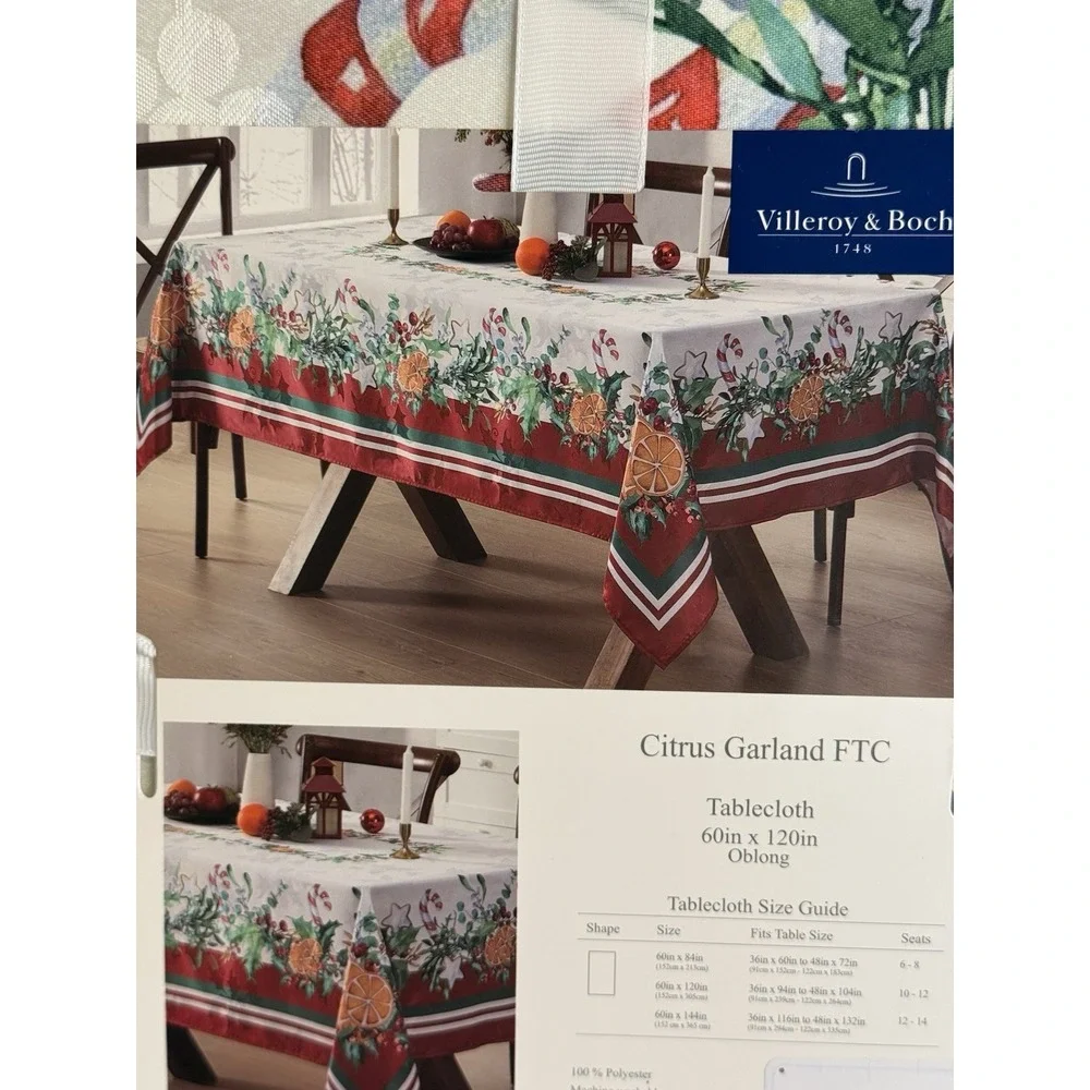 Villeroy Boch CITRUS GARLAND Tablecloth 60